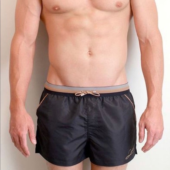 2eros Other - 2EROS SIGNATURE STRIPE SHORTS BLACK